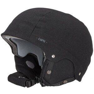 Capix Unisex Snow Helmet, Black Matte, Small/Medium (54-56cm)